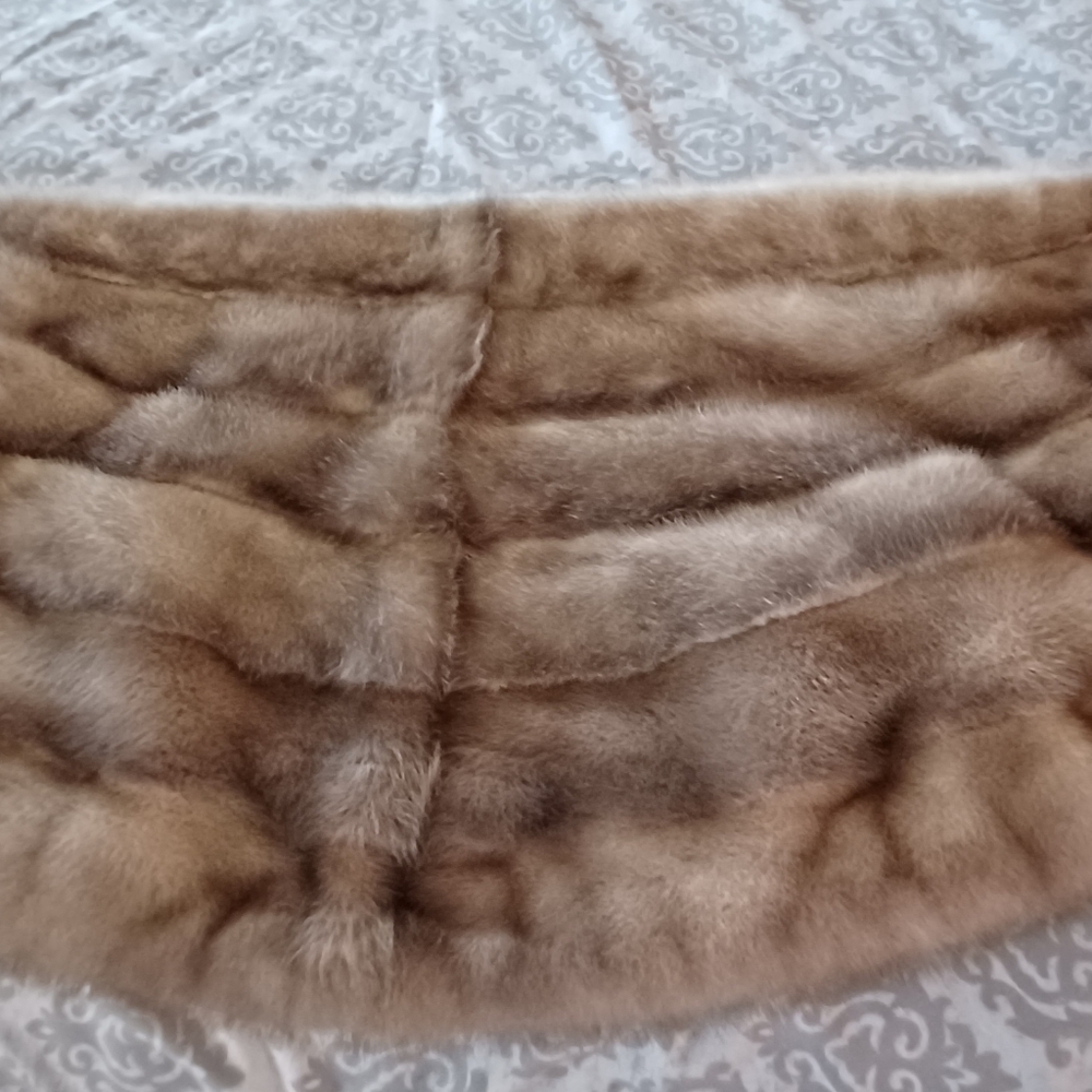 Genuine Vintage Sable Mink Stole from 1950s-1960s. Made To Order